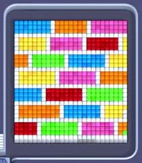 Pixel Flow Level 50: Screenshot des Spielfelds