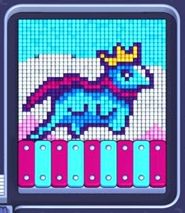 Pixel Flow уровень 1455: скриншот поля