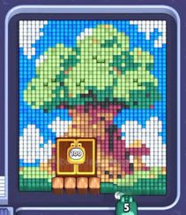Pixel Flow level 1510: screenshot of the board