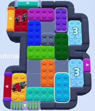 Color Block Jam 레벨 1259 / 1262 / 1269: 보드 스크린샷