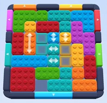 Color Block Jam Level 121 / 509 / 959 / 1576: Screenshot des Spielfelds