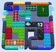 Color Block Jam level 1204 / 1200: screenshot of the board