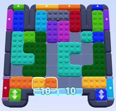 Color Block Jam nivel 1459 / 1463 / 1456 / 1464: captura del tablero