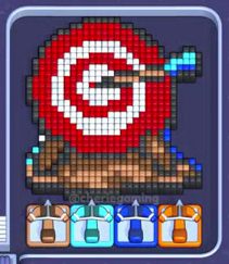 Pixel Flow level 1511: screenshot of the board