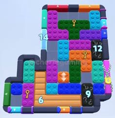 Color Block Jam 레벨 1314 / 1315 / 2221: 보드 스크린샷