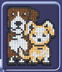 Pixel Flow level 831: screenshot of the board