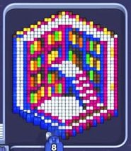 Pixel Flow level 1875: screenshot of the board