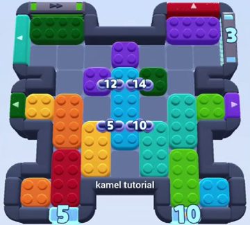Color Block Jam level 658 / 1620: screenshot of the board