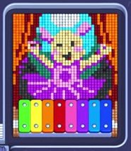 Pixel Flow level 1625: screenshot of the board