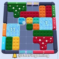 Color Block Jam level: screenshot of the board