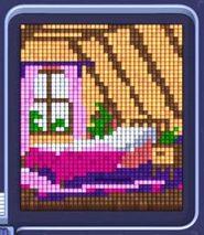 Pixel Flow level 1539: screenshot of the board