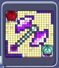 Pixel Flow Level 700: Screenshot des Spielfelds