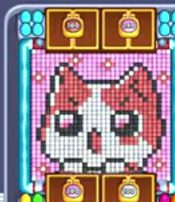 Pixel Flow Level 684: Screenshot des Spielfelds