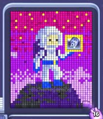 Pixel Flow level 1427: screenshot of the board