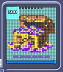 Pixel Flow Level 613: Screenshot des Spielfelds