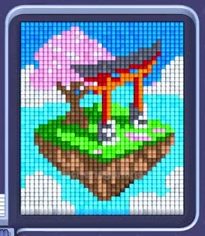 Pixel Flow 레벨 1076: 보드 스크린샷