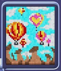 Pixel Flow level 977: screenshot of the board