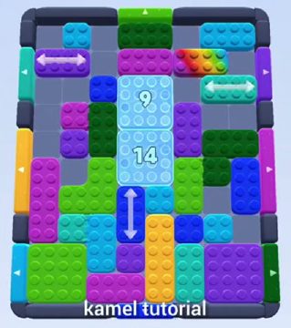 Color Block Jam level 305 / 693 / 1143: screenshot of the board