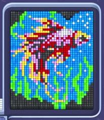 Pixel Flow level 807: screenshot of the board