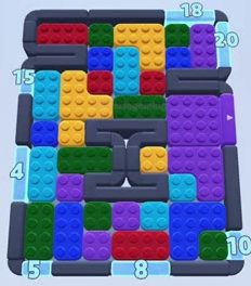 Color Block Jam niveau 240 : capture du plateau