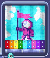 Pixel Flow level 1426: screenshot of the board