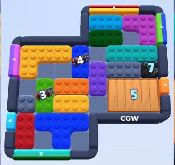 Color Block Jam nivel 939 / 940 / 1869: captura del tablero