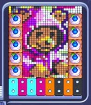Pixel Flow level 1580: screenshot of the board