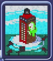 Pixel Flow level 1849: screenshot of the board