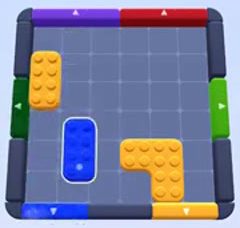 Color Block Jam level: screenshot of the board