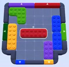 Color Block Jam level: screenshot of the board