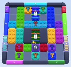 Color Block Jam level 181 / 1019 / 1692: screenshot of the board