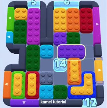 Color Block Jam 레벨 1281 / 1284 / 1290 / 1293 / 2192: 보드 스크린샷