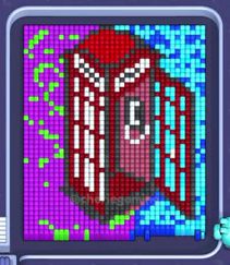 Pixel Flow уровень 1562: скриншот поля