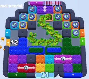 Color Block Jam nivel 1570 / 1576 / 1577 / 1582: captura del tablero