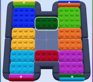 Color Block Jam 934. bölüm: tahtanın ekran görüntüsü