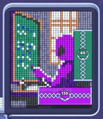 Pixel Flow level 1613: screenshot of the board