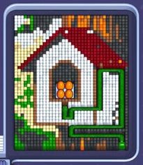 Pixel Flow level 934: screenshot of the board