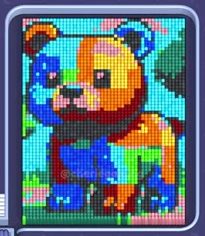 Pixel Flow level 832: screenshot of the board