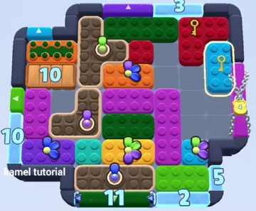 Color Block Jam Level 1539 / 1540: Screenshot des Spielfelds