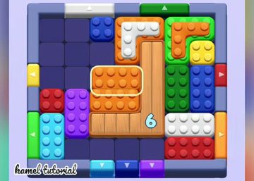 Color Block Jam Level 1782: Screenshot des Spielfelds