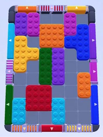 Color Block Jam nivel 103 / 491 / 941 / 1497: captura del tablero