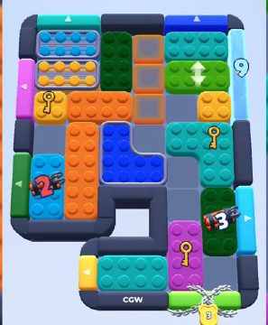 Color Block Jam 900. bölüm: tahtanın ekran görüntüsü