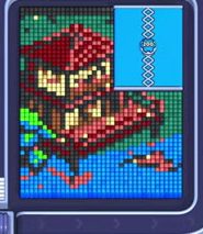 Pixel Flow level 1889: screenshot of the board