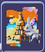 Pixel Flow уровень 1457: скриншот поля