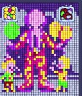 Pixel Flow level 1222: screenshot of the board
