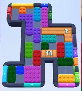 Color Block Jam ステージ 798 / 774：盤面のスクリーンショット