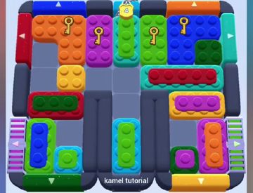 Color Block Jam level 885 / 1814: screenshot of the board