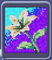 Pixel Flow уровень 450: скриншот поля
