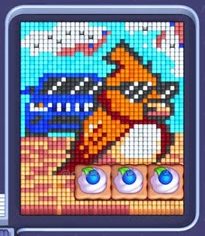 Pixel Flow level 825: screenshot of the board