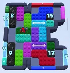 Color Block Jam level 778 / 767: screenshot of the board